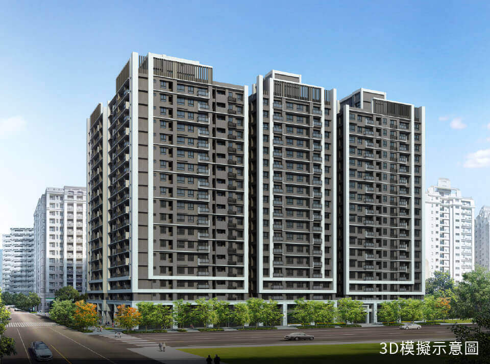 大清城双 3D模擬示意圖